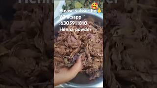 natural home made henna powderhairgrowth viralshort ytshorts [upl. by Bass]