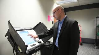 New Electronic Voting Machines Come to Lorain County [upl. by Eladnyl]