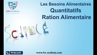 ✅ Science  Les Besoins Alimentaires Quantitatifs  Ration Alimentaire  3eme sciences [upl. by Archie]