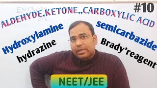 L10 addition of ammonia amp ammonia derivativeUrotropinebradys reagentNEETJEE12thby Zeya Sir [upl. by Nnitsuj]