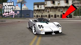 GTA Vice City Pagani Zonda S Car Gameplay  Amazing Car In GTA VC  King Gamerz [upl. by Celik624]