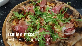 Italian Pizza with Prosciutto Ham [upl. by Nnaylloh]