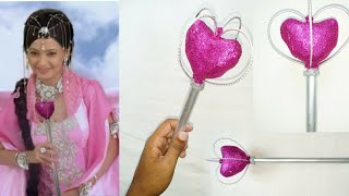 How To Make Baal Pari Jaadui Dand  Magic Stick  Paper Easy Diy  Home Made [upl. by Aihsemat]