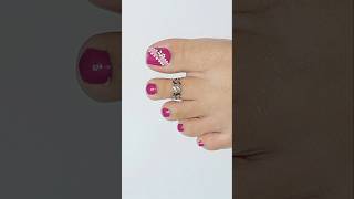 Best toe nail art pedicure footnailart toenailart foot feetnail naildesigns nails diy art [upl. by Emmalee958]