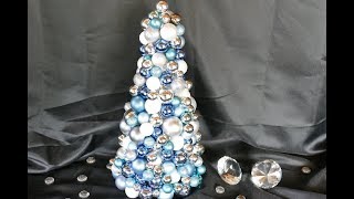 WeihnachtsbastelnTannenbaum basteln aus KugelnDIY Weihnachten – christmas tree [upl. by Winson894]