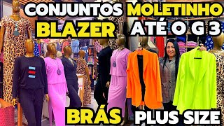 CONJUNTO EM MOLETINHO ATÉ O G3 PLUS SIZE BRÁSSP [upl. by Burnight]