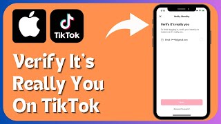 How to Fix TikTok Verify It’s Really You  Login TikTok Account Without Verification Code  iPhone [upl. by Quintessa]