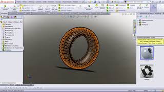 pneu vehicule SolidWork [upl. by Las]