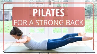 Pilates For A Strong Back 25 mins [upl. by Jalbert]