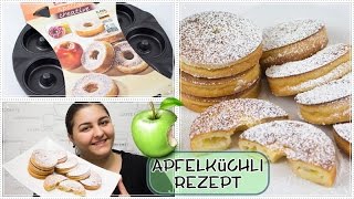 Apfelküchli Rezept ohne frittieren  Zenker Apfelküchli  Donut Backblech Nachtisch [upl. by Rodina810]