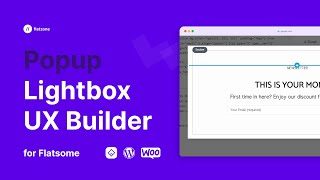 Create A Lightbox UX Builder Popup for Flatsome Theme [upl. by Enomal]