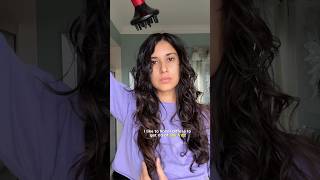 Hair Diffuser Wavy Hair 2B Hair Diffuser Tutorial wavyhair influencer hairstyles [upl. by Llerat]