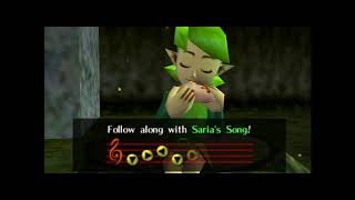 How to learn Sarias Song  Zelda Ocarina of Time [upl. by Nannette]