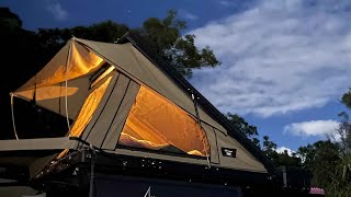 DX27 Clamshell Rooftop Tent  The Bush Company [upl. by Lockhart]