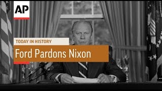 Ford Pardons Nixon  1974  Today in History  8 Sept 16 [upl. by Iviv]