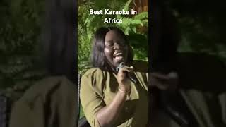 Best Karaoke ever 😀karaoke singing black beautiful smile africa [upl. by Ardel172]