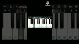 Mandara cheppundo evergreen on piano shorts [upl. by Aihtennek541]