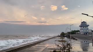 Dipolog city Boulevard  Malakas ang alon dahil sa bagyong Kristine [upl. by Eirelav526]