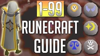 OSRS InDepth FULL 199 RUNECRAFT Guide Best Methods [upl. by Sonni]