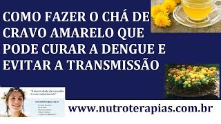 Como fazer o Chá de Cravo Amarelo que Pode Tratar a Dengue e Evitar a sua Transmissão [upl. by Joellen386]