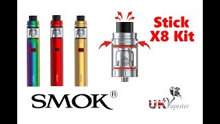 New SMOK Stick X8 Kit Review [upl. by Ilek354]