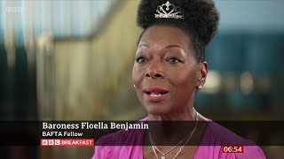 Floella Benjamin Soon To Be Inducted For The BAFTA Fellowship Award On BBC Breakfast 24042024 [upl. by Riella]