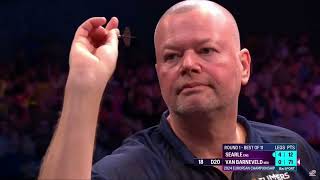 Darts 2024 European Championship Round 1  Searle v Van Barneveld Highlights [upl. by Leotie]