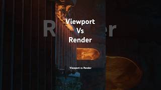 3D Viewport vs Render [upl. by Ardnad]