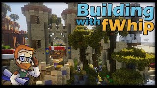 Building with fWhip  PALM TREE GROVE 94 Minecraft Lets Play 112 Single Player Survival [upl. by Nyleaj]