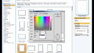 MS Publisher CMYK Color Scheme Coversion [upl. by Bathsheb466]