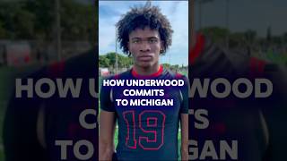 Bryce Underwood Will Commit To Michigan IF These Things Happen shorts [upl. by Erodaeht789]