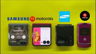 Motorola Razr 40 Ultra Vs Motorola Razr pink  Samsung Galaxy Z Flip 5 Vs Samsung Flip 4 From China [upl. by Hoxsie205]