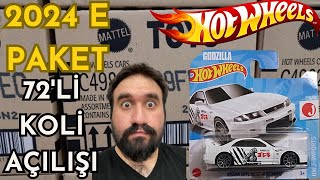 Hot Wheels Regular 2024 E Case 72li Koli Açılışı  TADIM KAÇTI [upl. by Wendie]