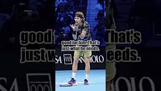 Sam Querrey on Court Antics [upl. by Marella]