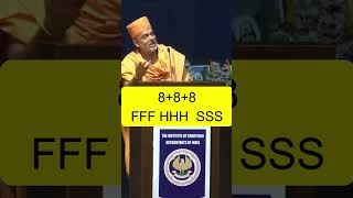 8  8  8 Theories By Gyanvatsal Swami speech motivation shorts [upl. by Nosmoht]