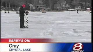 Crystal Lake Ice Derby Will Go On [upl. by Suillenroc]