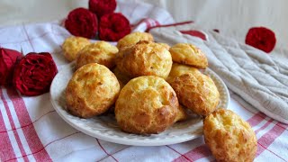 Recette facile Gougères au comté et emmental [upl. by Ettennil]