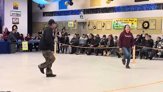 Hatchet Lake couples jigging contest 2024 [upl. by Zoara]