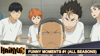 HAIKYUU Funny Moments 1 ALL SEASONS [upl. by Stanton]