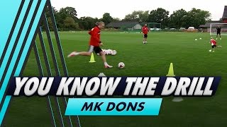 Dinking the Keeper  You Know The Drill  MK Dons with Antony Kay [upl. by Nalced]