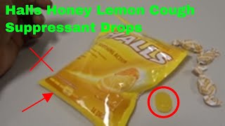 ✅ How To Use Halls Honey Lemon Cough Suppressant Drops Review [upl. by Geesey902]