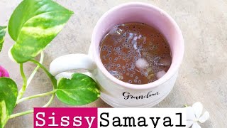 Nannari basil seed sarbathநன்னாரி சப்ஜா விதை சர்பத் [upl. by Llewoh918]