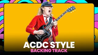 ACDC Style Backing Track in E [upl. by Ezarra]