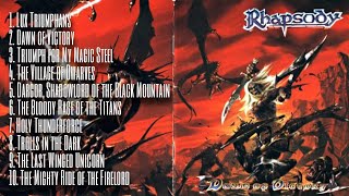 RHAPSODY  DAWN OF VICTORY  2000  Full Album [upl. by Glyn301]