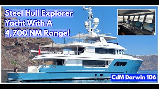 12M CdM Darwin 106 Ultimate FISHING EXPLORER Yacht  MV Uptight [upl. by Tolmann451]