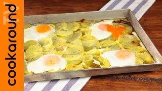 Patate e uova al forno  Ricetta facile e veloce [upl. by Eeresid]