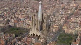 Animation shows completion of Antoni Gaudís Sagrada Família [upl. by Ky]