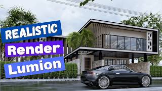 Realistic Render Setting  Exterior Rendering Tutorial in Lumion Pro 125 [upl. by Jews647]