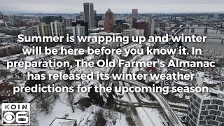 Old Farmer’s Almanac releases Pacific Northwest’s 20242025 winter weather extended forecast [upl. by Madge]