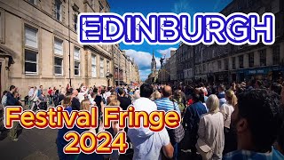 Edinburgh 🏴󠁧󠁢󠁳󠁣󠁴󠁿 Festival 🎪Fringe ❤️😮 2024 Unforgettable 🎭🤹‍♀️Performances 🥁🪇 [upl. by Swan948]